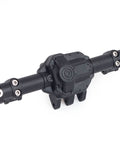 Close-up of AR44 Front And Rear Nylon Axle Set With Metal Front Reverse Bevel Gear For One Tenth RC Crawler SCX10 II 90046 47 RGT 86100 Upgrade