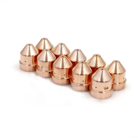 10 copper nozzles from 20Pcs Electrode And Nozzle Set For PT32 PT32EH Plasma Torch 1.4mm Nozzle Includes 10 Electrodes 0558001969