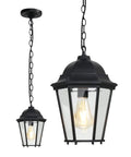 Outdoor Pendant Lights For Porch Black Hanging Lanterns With Adjustable Chain Create A Lit Weatherproof Aluminum Fixture