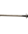Side view of 8 Inch L Hook Anchor Bolt 3/8-16 with Nut And Washer Pack Of 25 Carbon Steel Plain Finish for Concrete Fixing ASTM A307
