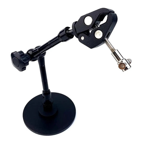 Magnetic Soldering Clamp With 5.5CM Jaw Opening And 360 Degree Rotation Frame, flexible arms on rugged magnetic base, PCB clip.