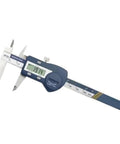 NHYWGMZG Stainless Steel Digital Caliper 4 "100mm Micrometer IP54 displaying measurement on digital screen.