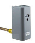 Immersion Well Hydronic Temperature Control With Tapered Bulb Open On Rise 100 To 240 F Range Adjustable 5 To 45 Degree Differential Extra Capillary Length For Shank Wells Fast Acting Hydraulic Element Horizontal Or Vertical Mount Easy Install.