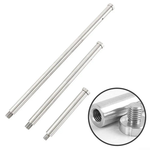 Stainless Steel Telescope Counter Weight Balance Rod For Equatorial Mounts Extension Bar Fits M12 And M16 Threads Available In 164mm 314mm And 470mm Lengths Rock Solid Balance Adjuster For Precise Tracking shown in three lengths