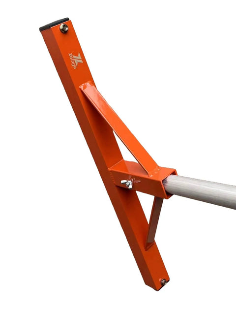 18 Inch T Bar Handheld Magnet Sweeper Orange Heavy Duty Magnetic Floor Cleaner For Metal Debris Nails And Screws In Home Garage Shop Or Job Site Portable Cleanup Tool