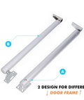 Overhead Door Closer With Soft Close And Automatic Gas Spring 110 Degree Positioning 1 Pack 30 Kg Or 60 Kg Capacity, two designs shown