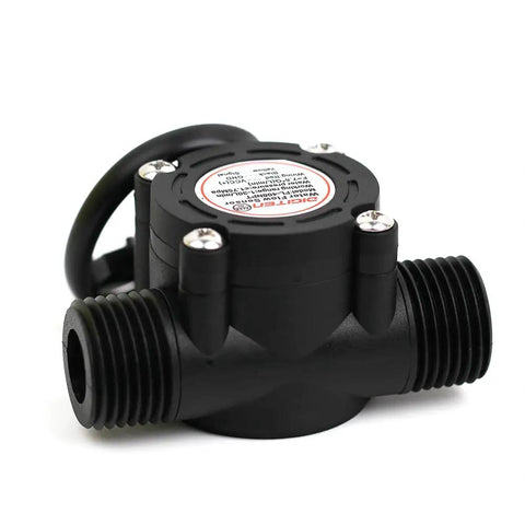 Plug And Play Flow Sensor With Half Inch NPT Thread For Arduino And Raspberry Pi, 1 To 30 Liters Per Minute Flow Meter
