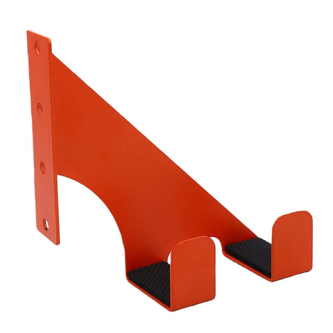Heavy-Duty Chainsaw Hanger Wall Mount For Garage, 70 Lb Capacity Carbon Steel Tool Organizer close-up angle