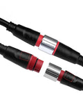 Hub Motor Female Adapter Cable For Bafang G062 G060 G090 Ebike With 1121AM Threads with red and black connectors.