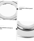 Installation details of Twenty Pack Heavy Duty Stainless Steel Double Disc Escutcheon Plates For Fire Sprinkler Heads with sturdy design.