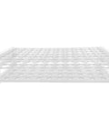 Plastic Test Tube Rack For 15 To 18 mm Tubes, 50 Hole Capacity, 18.7 mm Hole, Detachable Lab Organizer, side view