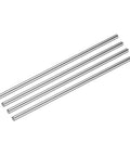 Four Pack 6mm By 200mm Linear Motion Rod Shafts Chrome Plated Case Hardened Steel Guides For 3D Printers And CNC Machines