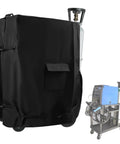 Rugged Heavy Duty Three Layer Welder Cart Cover For Most Electric Welding Carts, Heat Resistant, Black, 37L X 19.7W X 47H Inches