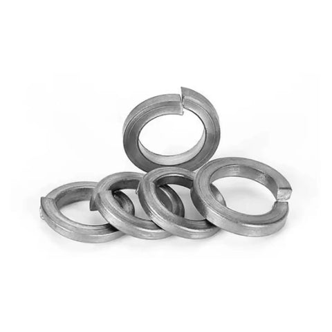 Lock Washers Assortment Kit M2 To M30 Set With Pure TA2 Gr2 Spring Washers Elastic Flat Gaskets Hex Lock Nuts Metal Rings Shims And 20Pcs M4 Pack For Quick Pro Grade Reliable Mechanical Fastening For DIY Projects, steel lock washers