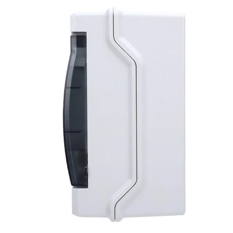 Side view of Outdoor Distribution Box With IP66 PVC PA66 Housing And Weatherproof Digital Timer For All Weather Use No Fuss PlugandPlay