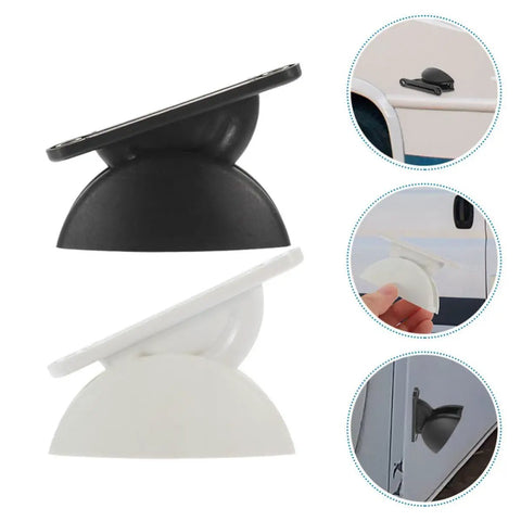 Sleek And Secure Rv Door Retainers For Ultimate Hold And Style Versatile Nylon Catch easy install in black and white colors.