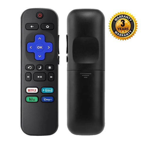 Two Pack Universal Remote For Roku Smart TVs Works With Hisense Onn TCL Sharp Element Philips JVC RCA Insignia Sanyo LG RokuSeries