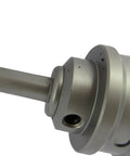 Close-up of Three And Three Eighths Inch Carbide Tipped Hole Saw Cutter With One Inch Depth Of Cut for metal drilling
