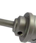 Close-up of Carbide Tipped Hole Cutter Four And One Sixteenth Inch Diameter With One Inch Depth Of Cut For Fast Heavy Duty Drilling Tool