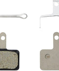 B05S-RX Disc Brake Pad And Spring For 2-Piston Calipers Resin Compound With Stainless Steel Back Plate shown in parts