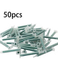 50 Pack 2K Mixing Tips 83mm Static Nozzles for Two Component Epoxies and Resins, Bubble Free Blend, Go-To 5.3mm Inner Diameter and 7.6mm Outer Diameter, Built For Strong Adhesive Bonding, 50pcs green static mixer tips