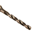 Close-up of solid carbide twist drill bit for metal, 12.1–13.0 mm diameter