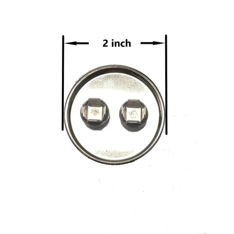 Top Shelf Round Motor Run Capacitor 50 Uf Mfd 370 Volt AC Direct Replacement For HVAC Units Runs Knockout Smooth And Handles Peak Temperatures Without Breaking A Sweat