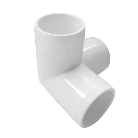 3 Way 1 Inch PVC Fittings Corner Cross Elbow 45 90 Degree For Greenhouse Shed Tent And Furniture Build
