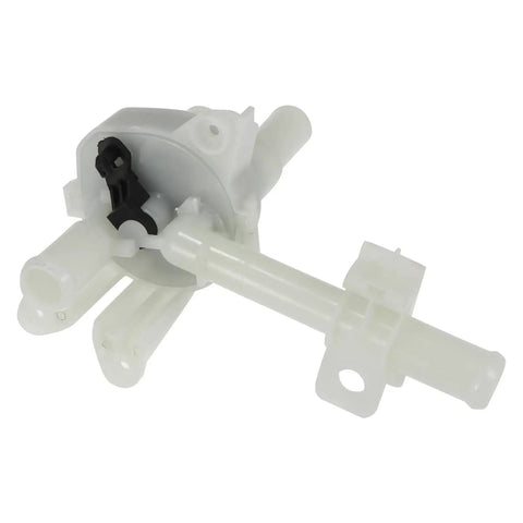 Heavy Duty Engine Coolant Housing Assembly For Cars Quick Swap Thermostat Replacement Kit With No Sweat Fitment, white ABS construction.