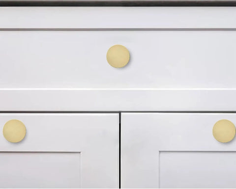 30 Pack Brushed Gold Cabinet Knobs Heavy Duty Solid Metal Hardware For Cabinets Dressers Closets Doors Kitchen And Bathroom Matte Gold