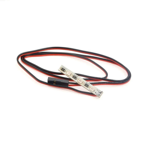 LED Light Strips Kit For 1To7 RC Cars Upgrade, front rear lighting system, cable view, compatible MX07 ZD Racing models.