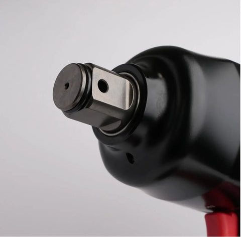 Japan Built One Inch Air Impact Wrench Cranks Through Stuck Nuts Like Butter Delivering 1217 Ft Lbs Of Raw Torque With A Thick Rubber Grip For Serious Shop Work And Truck Repair
