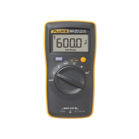 Compact Digital Multimeter With 6000 Count Display And 600V AC And DC Range And Accurate Voltage And Resistance Readouts 100 Microfarad Capacitance Ideal For Electricians Tech Pros And Diyers