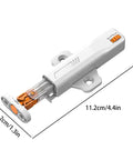 Beefy Push to Open Cabinet Latches for Doors and Drawers, Non Magnetic RV and Home Kitchen Storage, 11.2cm latch