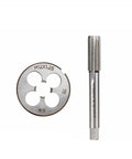 Super Heavy Duty Left Hand Machine Tap And Die Set For Automotive Tie Rods Gas Fittings With Metric Sizes M3 To M20 HSS Steel Tool Kit For Quick Fixes On Rotating Machinery Components, M12x1.25