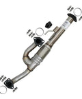 Acura MDX Front Exhaust Flex Pipe 3.7L 2010 2011 2012 2013 Stainless Steel Replacement With Free Gaskets Hanger And Bolt Kit Included