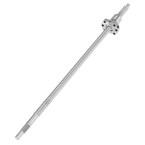 SFU1204 400mm Rolled Ballscrew Ballnut With Low Backlash For Smooth Precise Linear Actuation Without End Supports Ideal For DIY CNC Rigs 3D Printing And Automated Motion Projects. 400mm steel ballscrew with ballnut