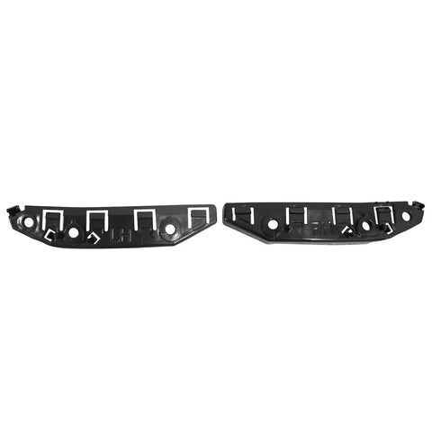 Front Bumper Bracket Retainer Support Pair For Tesla Model Three 2017 To 2021, durable black plastic mounting hardware.
