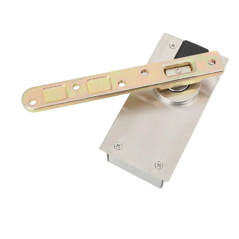 Beefy Heavy Duty Pivot Hinges With Hidden Hardware For Wood Doors Bookcase And Secret Doors, 661 Lb Load Capacity, stainless steel