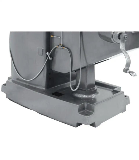 Base and stabilizing structure of JTM949EVS Milling Machine With 3 Axis DP700 DRO Quill And X Y Axis Power Feeds