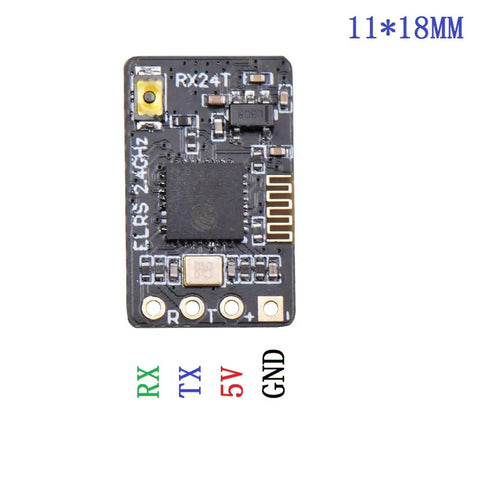 ExpressLRS RX24T 2.4G Nano Receiver For DIY Racing Drones Long Range ELRS Radio FPV Open Source Low Latency High Refresh Rate