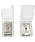 Tooth Plate Gripper Replacement for ORGAPACK ORT400 and Strapex STB80 Battery Powered Plastic Strapping Tool OEM Part 1821.048.017 Direct Fit Heavy Duty Wear Resistant Construction for Long Lasting Service, metal gripper plate in plastic case