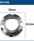 Solid Clamping Collet Nut 1Pc UM Type ER25 ER32 ER40 Chuck For CNC Lathe Mill Router Bit Holder 2 Inch with 50mm diameter.