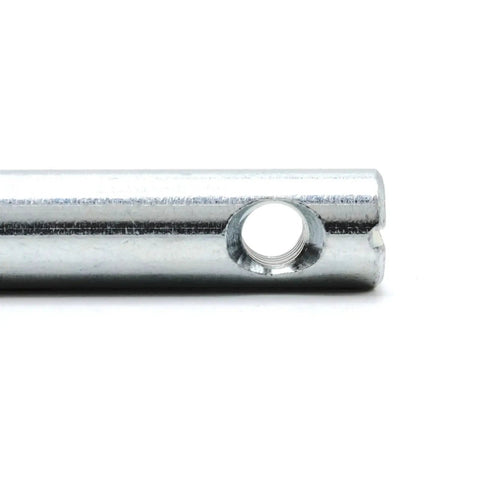 Close-up of Heavy Duty Zinc Plated Cross Dowel Barrel Nuts Compatible With Ikea 121214 Furniture Hardware Set Of Two.