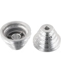 Smooth Out Your Drill Press With This Badass Aluminum Five Step Pagoda Pulley And V Belt Drive Kit Designed For 14mm And 22mm Motor Shafts Perfect For Heavy Duty Workshops Anytime You Need Top Notch Performance And Reliable Gear Rotation Control, aluminum 5-step pulley set