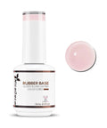 All In One Rubber Base Gel For Nails 4 In 1 Base Coat Foundation Gel Nail Repair And Strengthener Nude Pink 15ml bottle