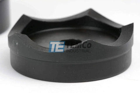 3-1/2 Inch Conduit Punch And Die Kit For Hydraulic Knockout Driver, black oxide finish, close-up view