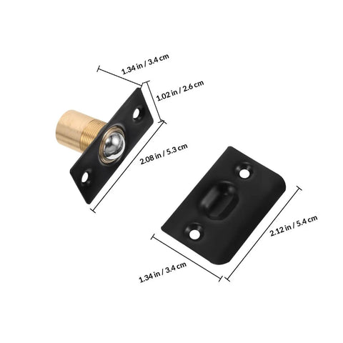Stainless Steel And Copper Door Ball Catches 4 Pack With Hidden Positioning Mechanism Adjustable Tension Easy Install And Reliable Latches