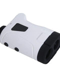 Heavy Duty Binocular Rangefinder With Built In Slope Correction Mode And Laser Distance Meter, white design, precise optics.