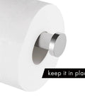 Stainless Steel Toilet Paper Holder Wall Mount Dope Rustproof SUS 304 Polished Finish Paper Towel Dispenser close-up view
